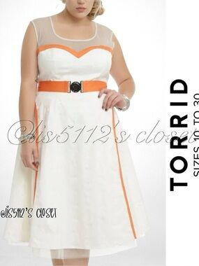 Torrid x Her Universe Star Wars The Force Awakens BB-8 Retro Swing Dress 26 4X